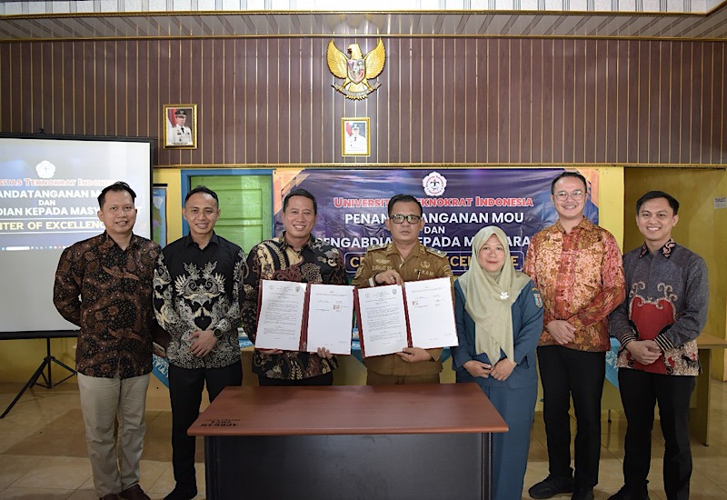 Bridging Technology and Community: Teknokrat Indonesia University’s Center of Excellence Activities in Way Kanan